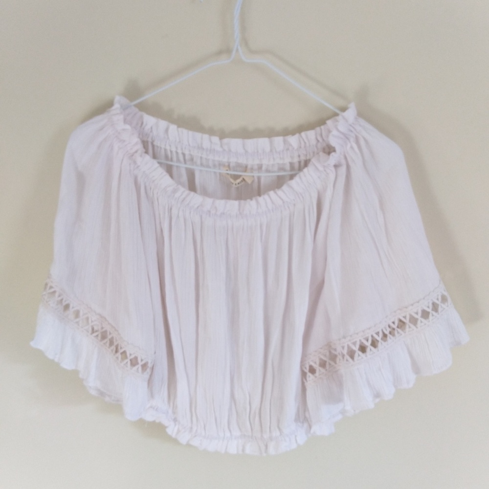 Beach by Exist Crop Top Size Large